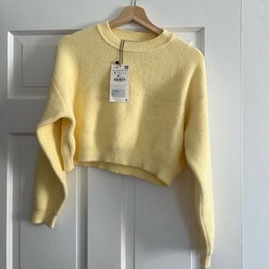 ZARA Yellow Sweatshirt BNWT